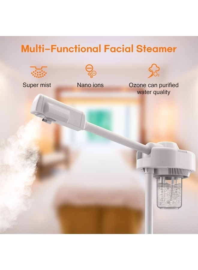 Kingsteam Professional Spa Ozone - Kingsteam- Stand - Facial Steamer On Wheels, for Home and Salon Use - Image 2
