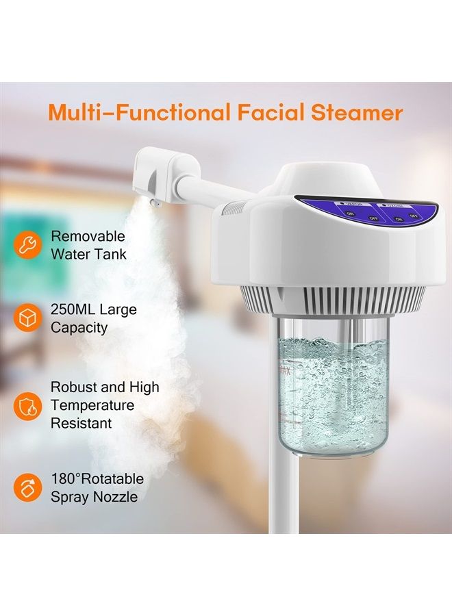 Kingsteam Professional Spa Ozone - Kingsteam- Stand - Facial Steamer On Wheels, for Home and Salon Use - Image 3