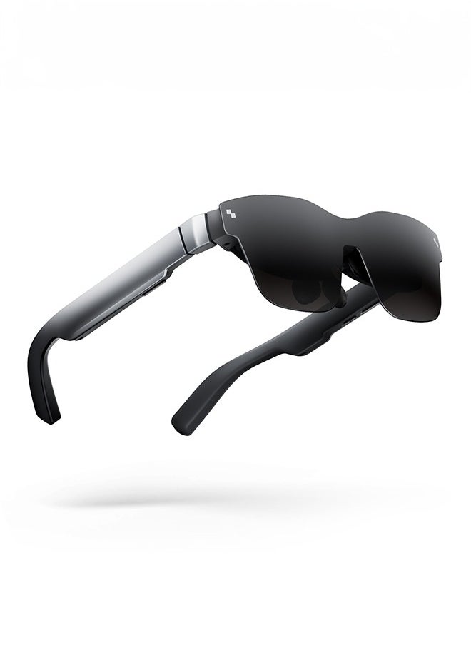 RayNeo - RayNeo Air 2s XR Glasses - Latest AR Smart Glasses with 4 Speakers, 201" Micro OLED with 120 Hz, 5000 nits Brightness, Smart Glasses for iPhone 16/15/15 Pro Max/Android/MacBook/Switch/PS5/-2024 Model. - Image 1