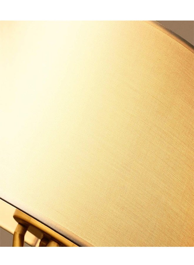 ATM - Modern Tripod Table Lamp with Gold Metal Base and Fabric Shade - Image 1