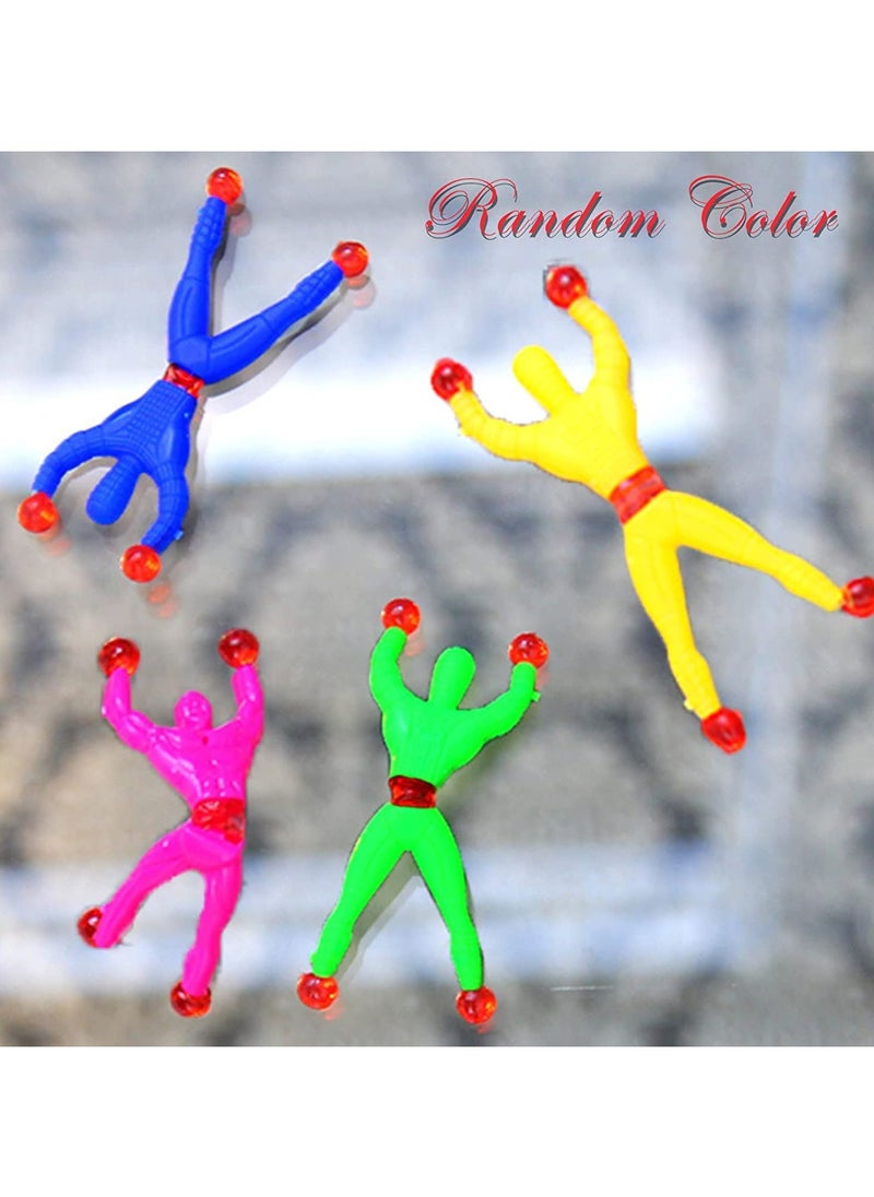 GNAFOTU Sticky Window Crawler Men Stretchy Sticky Wall Climbers Sticky Men Wall Climbers Stretchy Sticky Toys Window Crawler Toys Party Bag Fillers for Party Favor Home Kids 16 Pcs  - Image 4