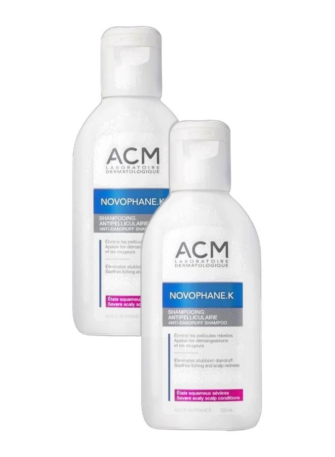 ACM Laboratoire dermatologique Novophane K Anti-Dandruff Shampoo, 125ml (2 PCs) - Image 1