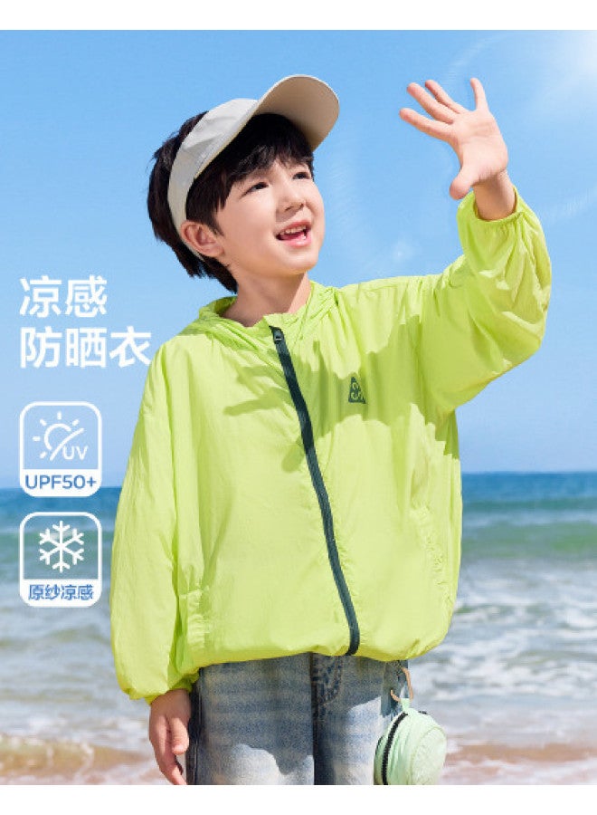 Zuoxi Boys' Outdoor Sun Protection Clothing - Kids' Original Yarn Summer Skin Jacket, 2025 New Collection Lightweight Outerwear For Big & Medium Boys - Image 1