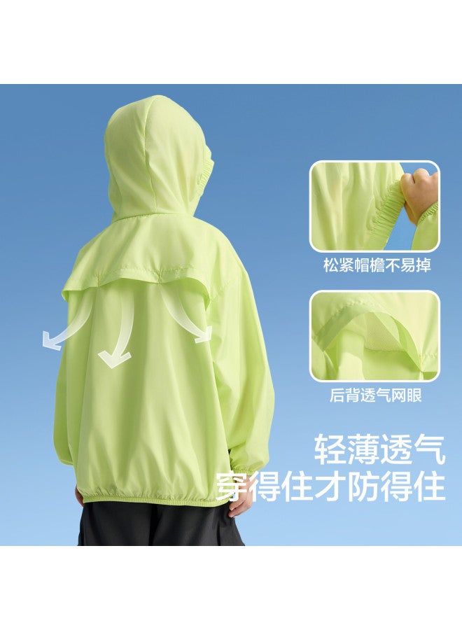 Zuoxi Boys' Outdoor Sun Protection Clothing - Kids' Original Yarn Summer Skin Jacket, 2025 New Collection Lightweight Outerwear For Big & Medium Boys - Image 4