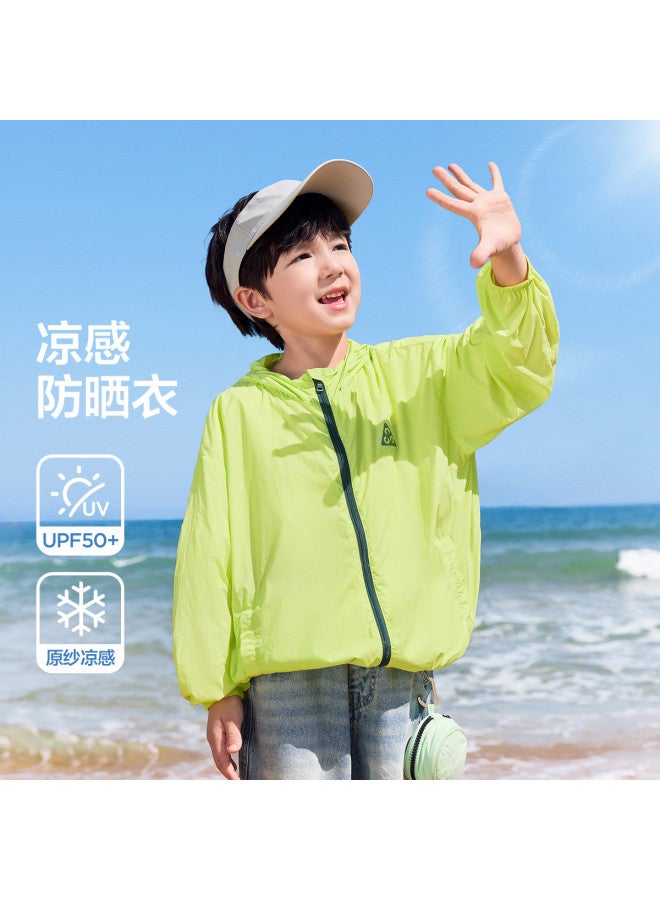 Zuoxi Boys' Outdoor Sun Protection Clothing - Kids' Original Yarn Summer Skin Jacket, 2025 New Collection Lightweight Outerwear For Big & Medium Boys - Image 2