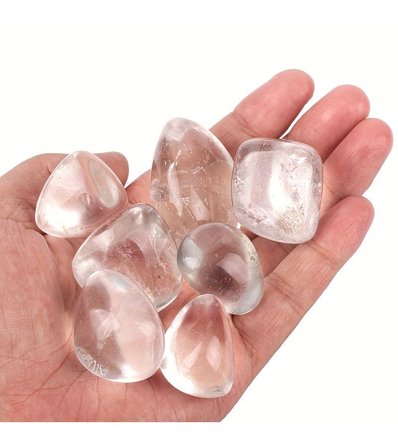 0.79-1.97 Inch Natural Clear Quartz Stones Tube Vase Filler for Home Decor - Image 4