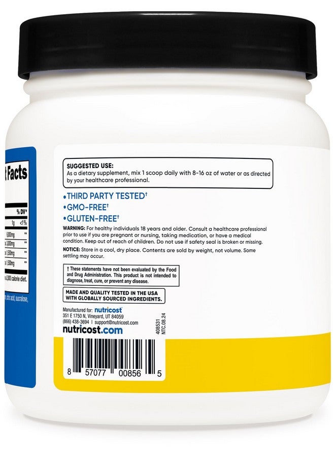 مسحوق Nutricost BCAA (الأناناس، 60 وجبة) - النسبة المثالية 2:1:1 - Image 4