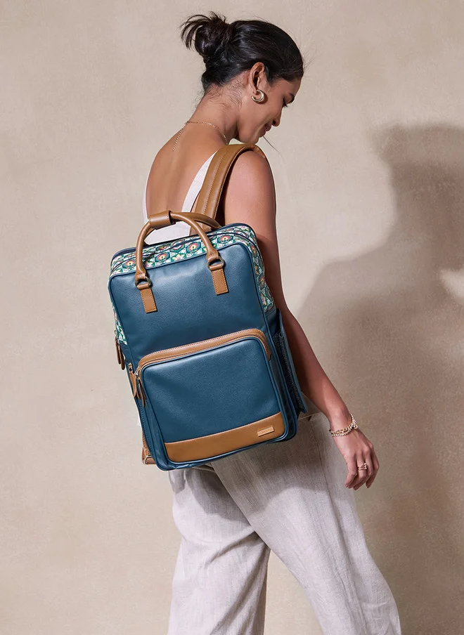 تشومباك The Bombay Backpack - Floral | Digital Nomad