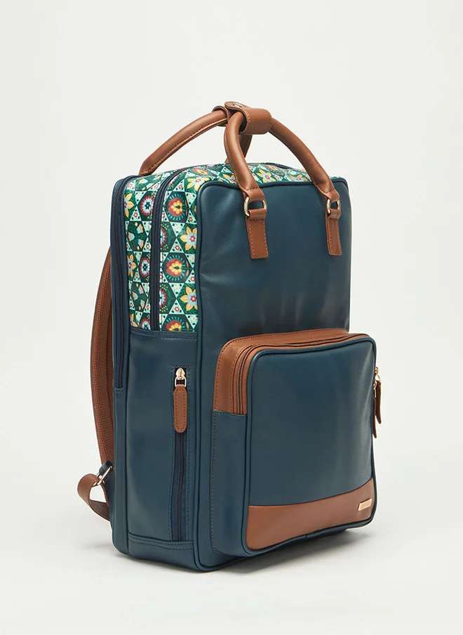 تشومباك The Bombay Backpack - Floral | Digital Nomad