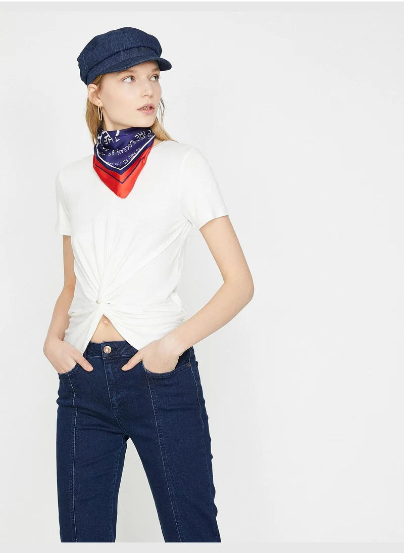 كوتون Crew Neck T-Shirt
