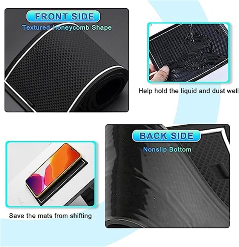 QASULER Non-Slip Rubber Mats for Hyundai i30 - Image 4