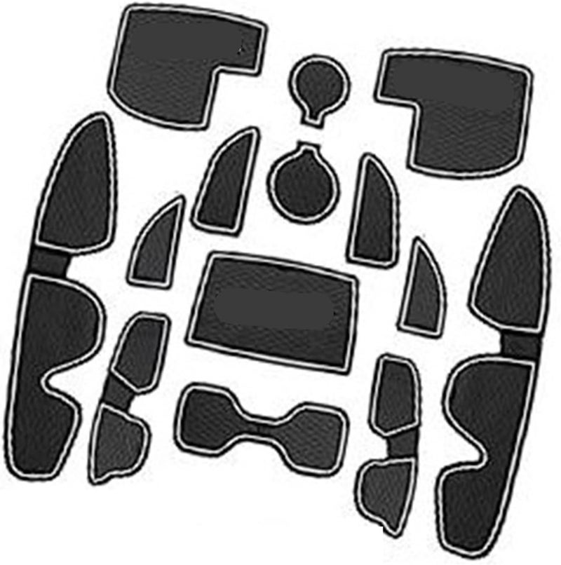 QASULER Non-Slip Rubber Mats for Hyundai i30 - Image 1