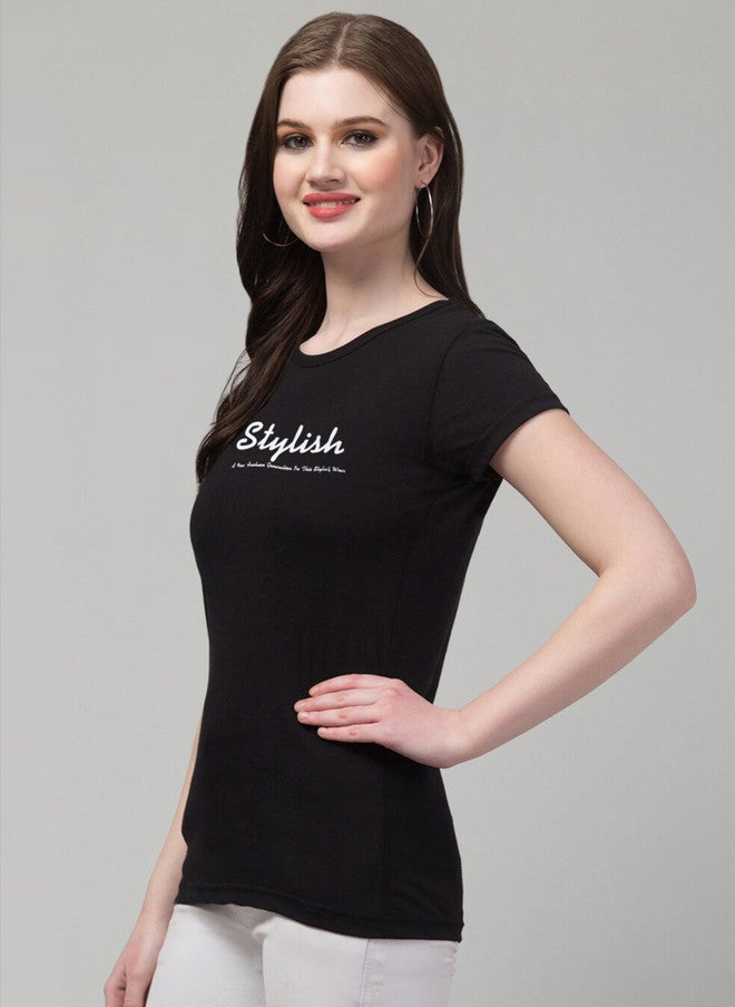 Trend Level Typography Printed Pure Cotton T-shirt - Image 3