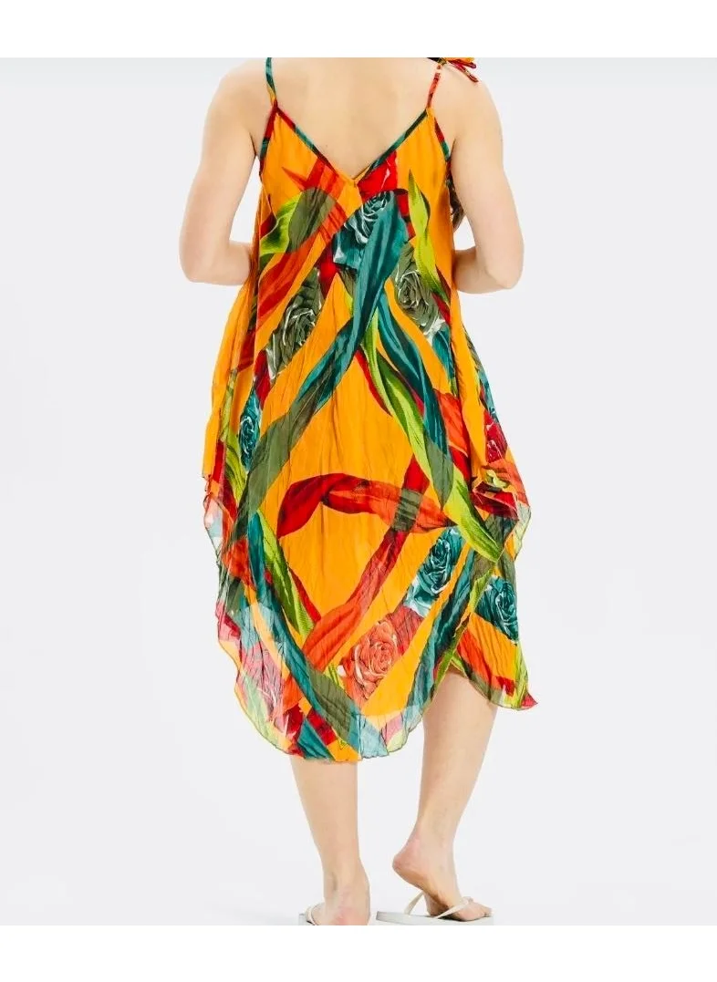 Afa Voile Strappy Summer Women's Cotton Dress