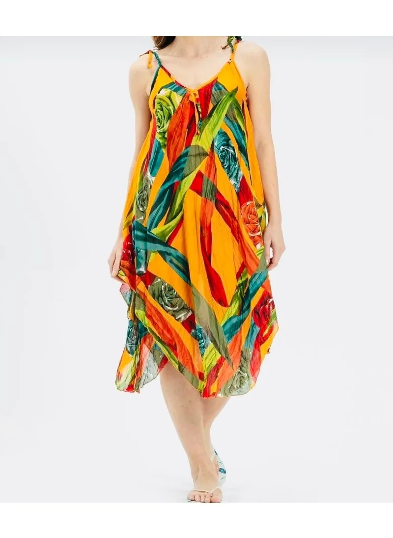 Afa Voile Strappy Summer Women's Cotton Dress