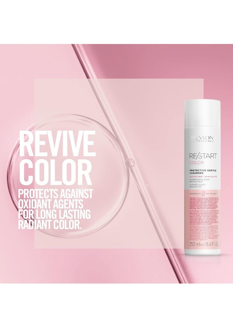 ريفلون شامبو منظف لطيف لحماية اللون وعلاج الشعر التالف والملون لحماية وتعزيز اللمعان 250 مل للجنسين - Image 2