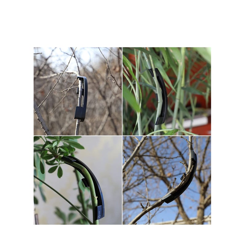 Zikra 150 Pieces 90 Degree Plant Clips Branches Clips Control The Growth of Plants Branches Clamps for Low Stress Planting Clip - Image 5