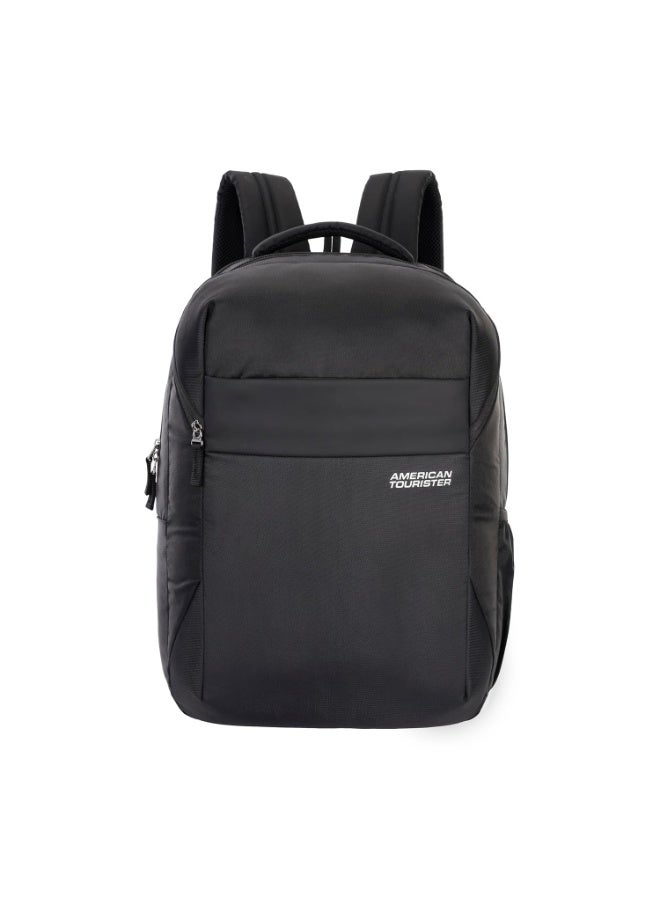 American Tourister Valex+ | 36L Backpack | 17" Laptop Bag | 3 Compartments | College & Office Backpack for Men and Women | Black | 1 Yr Global Warranty - Image 1