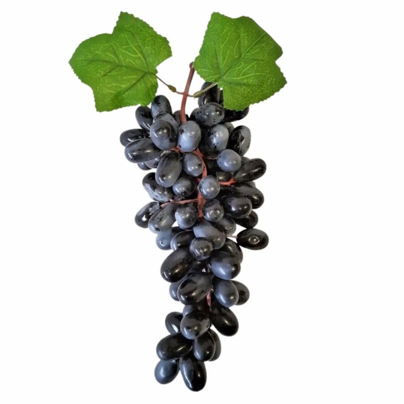 فاكهة صناعية مزيفة للمنزل، السيارة، متجر الفواكه، ديكور التصوير ومواد تعليمية للأطفال (عنب)