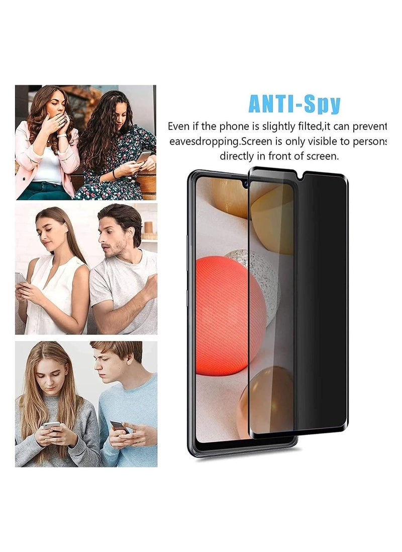 Raxoom Samsung Galaxy A14 5G Privacy Glass Screen Protector Anti-Spy Tempered Glass Film 9H Hardness Scratch Resistant Bubble Free Glass Screen Protector - Image 3