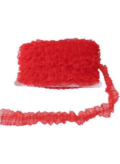 Ribbon 18 Meters Pleated Lace Ribbon Ribbon Red (4.2 cm) - pzsku/Z9332966BD2F72F028A26Z/45/_/1741272171/2835bc11-e63e-4cb0-8f33-a8db44874454