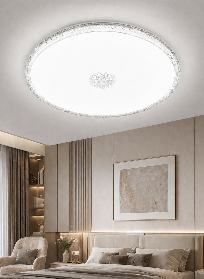 AL THURAYAT Modern LED Ceiling Light 3 Color Changing (Warm/Neutral/Cool) for Bedroom and Living Room - Image 1