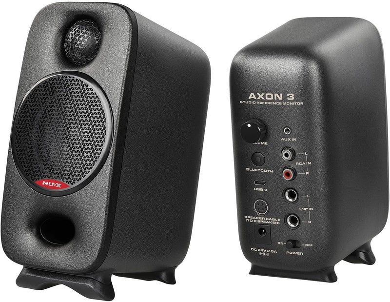 NUX 3 Nearfield Studio Monitors - Compact Bluetooth Speakers for Mixing and Monitoring - Image 3