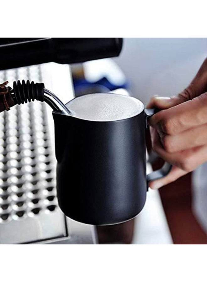 Stainless Steel Milk Frothing Pitcher Black 600ml  - Image 4