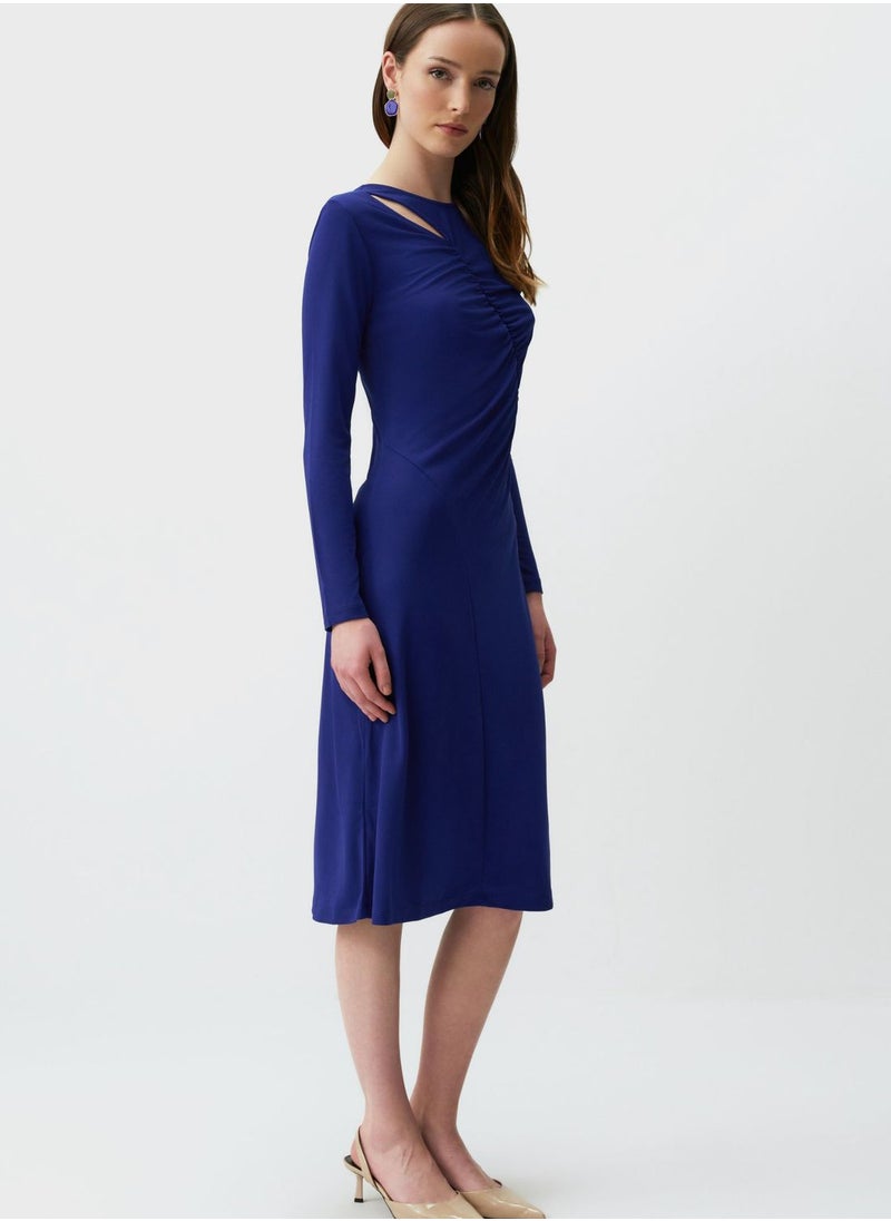 Jimmy Key Gathered Knit Dress  - Image 4