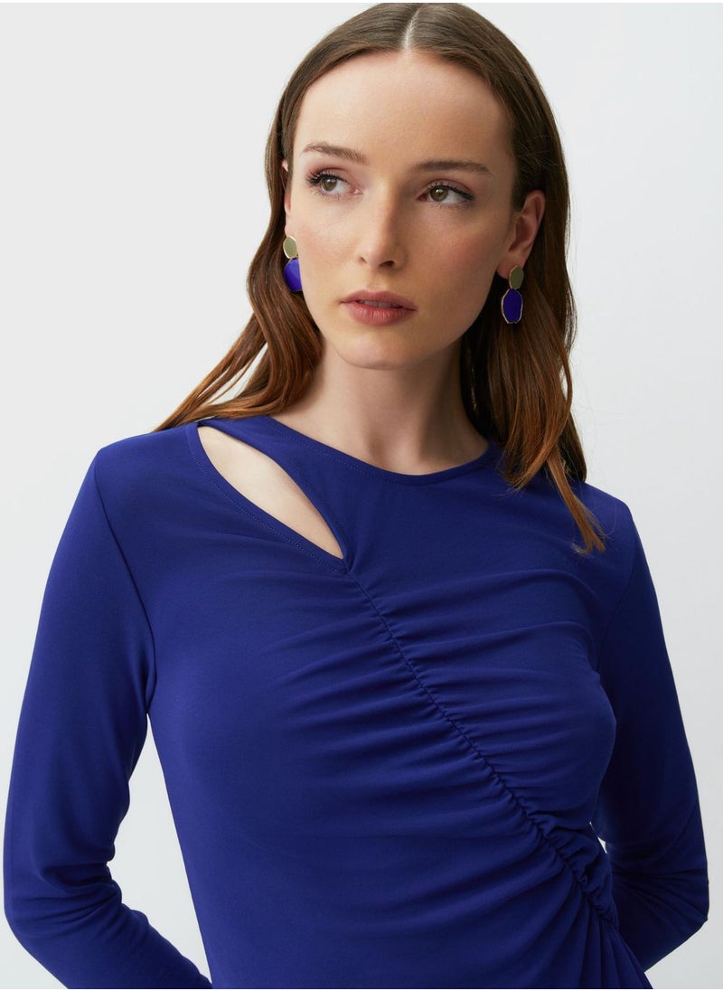 Jimmy Key Gathered Knit Dress  - Image 3