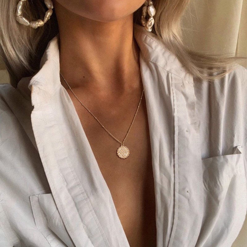 MTMY Gold Cross Necklace 14K Gold Plated Dainty Gold Cross Pendant Necklace for Women Delicate Necklace Jewelry (cross 27) - Image 2
