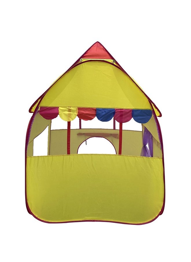 HomeCute Homecute Foldable Pop Up Hut Type Kids Toys Jumbo Size Play Tent House for Boys and Girls. (Yellow)  - Image 5