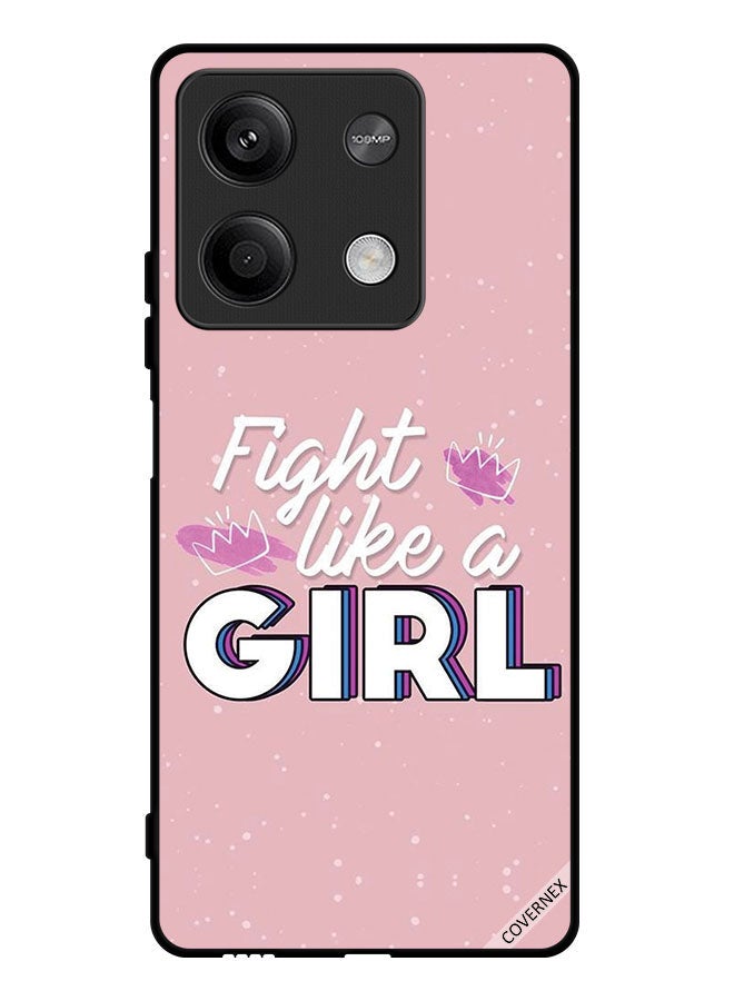 Covernex Protective Case Cover For Xiaomi Redmi Note 13 Fight Like A Girl - Image 1