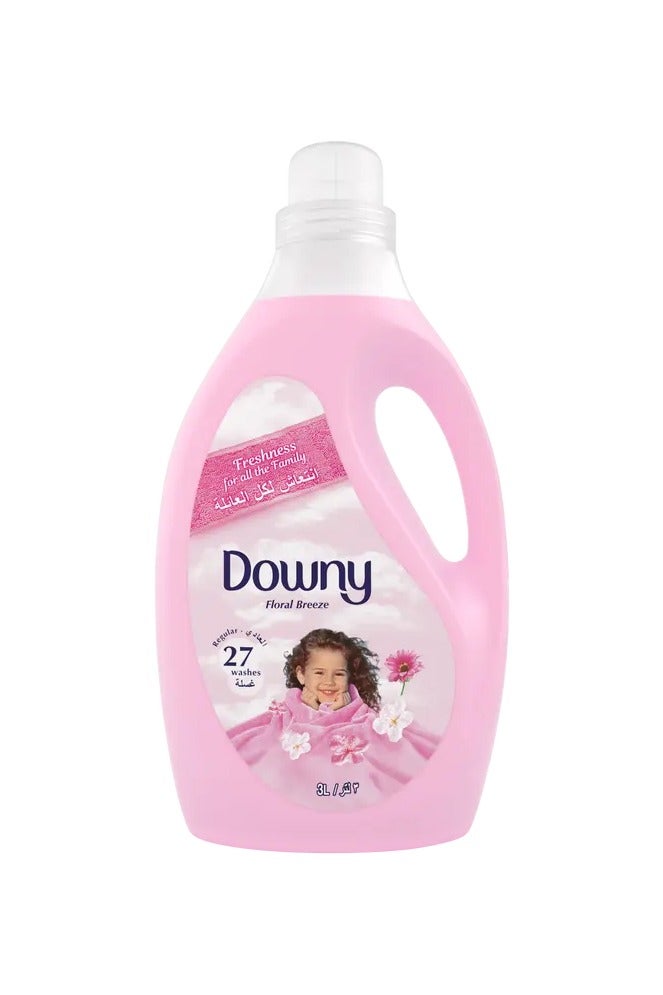 داوني منعم الأقمشة العادي برائحة عبق الزهور، 3 لتر - Image 1