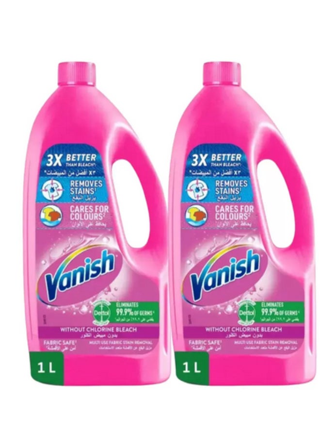 Vanish Stain Removing Liquid Without Bleach Cares For Colors- 1Ltr