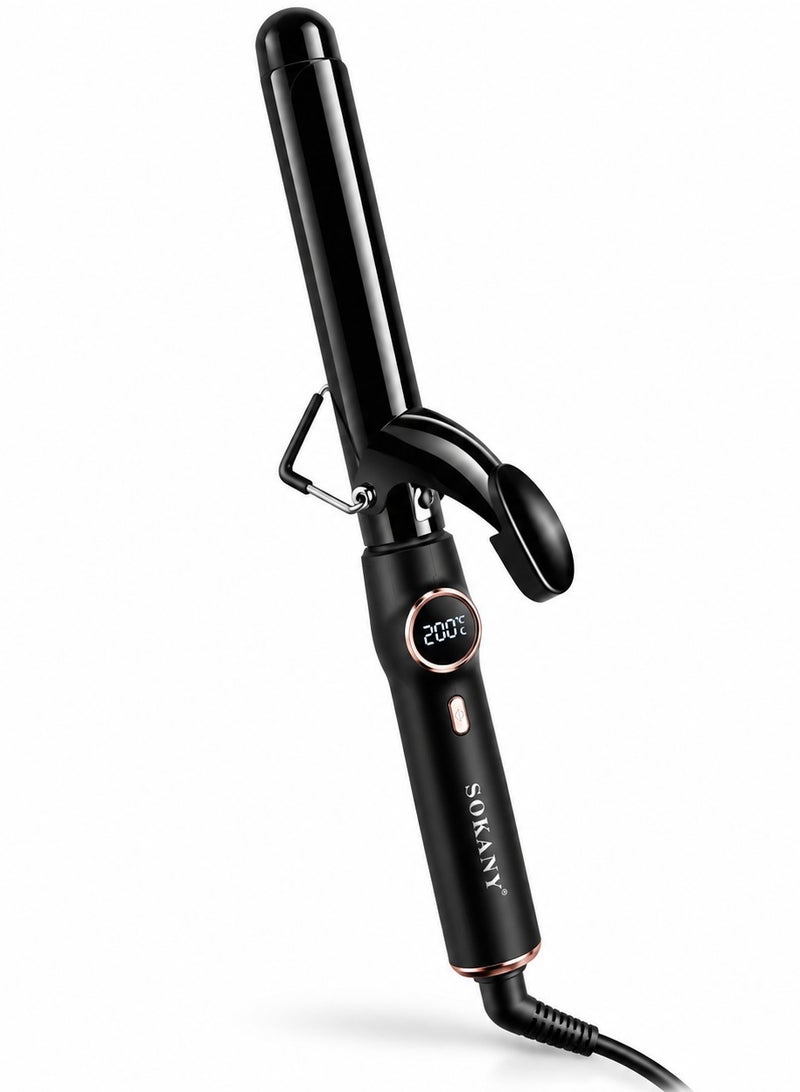 sokany SK-15012 Hair Curling Iron Digital Temperature Control 25 Mm - Image 1
