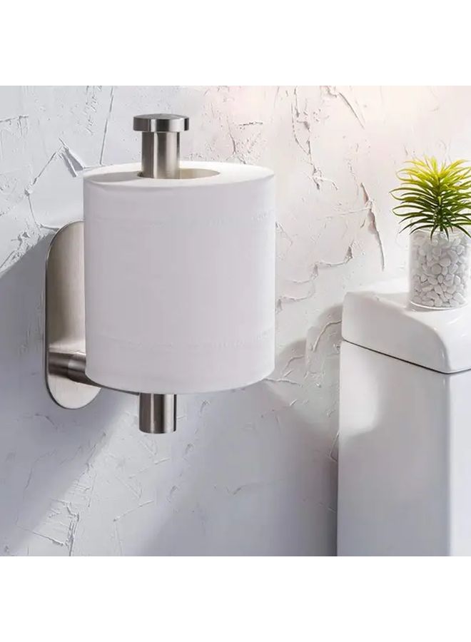 3Pcs Heavy Duty No Drill Self Adhesive Toilet Paper Holders Stainless Steel Bathroom Organizer Space Saving Design - Image 5