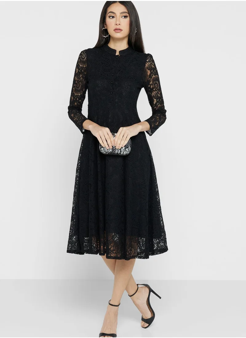 ELLA Lace A-Line Dress