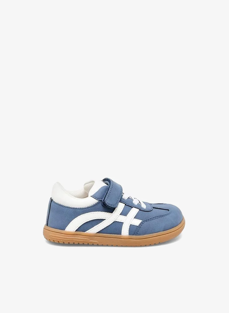 جونيورز Boys Hook & Loop Ankle School Sneakers