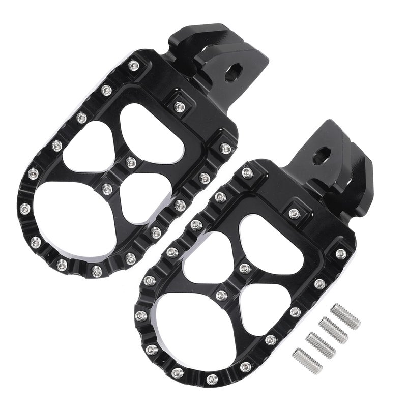 Generic Kicofyee Motorcycle Foot Peg Foot Rest Dirt Bike Foot Pegs For Sur Ron Light Bee S/X For Segway X260 X160 For Talaria Sting MX3 MX4 XXX Taparia Foot Pedals Rests (Black)  - Image 1
