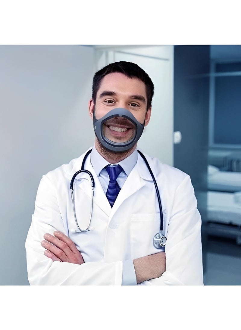 Silicone Detachable Mask Reusable Wearable Air Purifiers Mask with Adjustable Band & Active Carbon Filters & Integrated Technology for Men Women