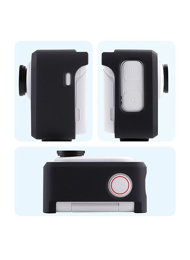 O Ozone - Protective Housing Case Compatible for Insta360 Go3 Accessories, Charging Compartment Body Housing Frame Anti-Drop Holder Camera Frame Mount - Black - Image 1