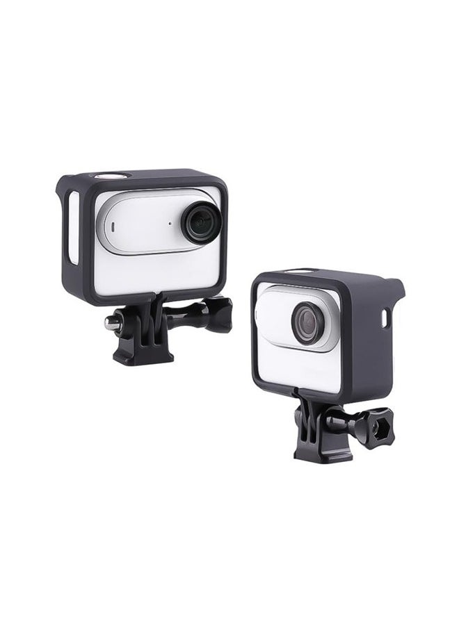O Ozone - Protective Housing Case Compatible for Insta360 Go3 Accessories, Charging Compartment Body Housing Frame Anti-Drop Holder Camera Frame Mount - Black - Image 1
