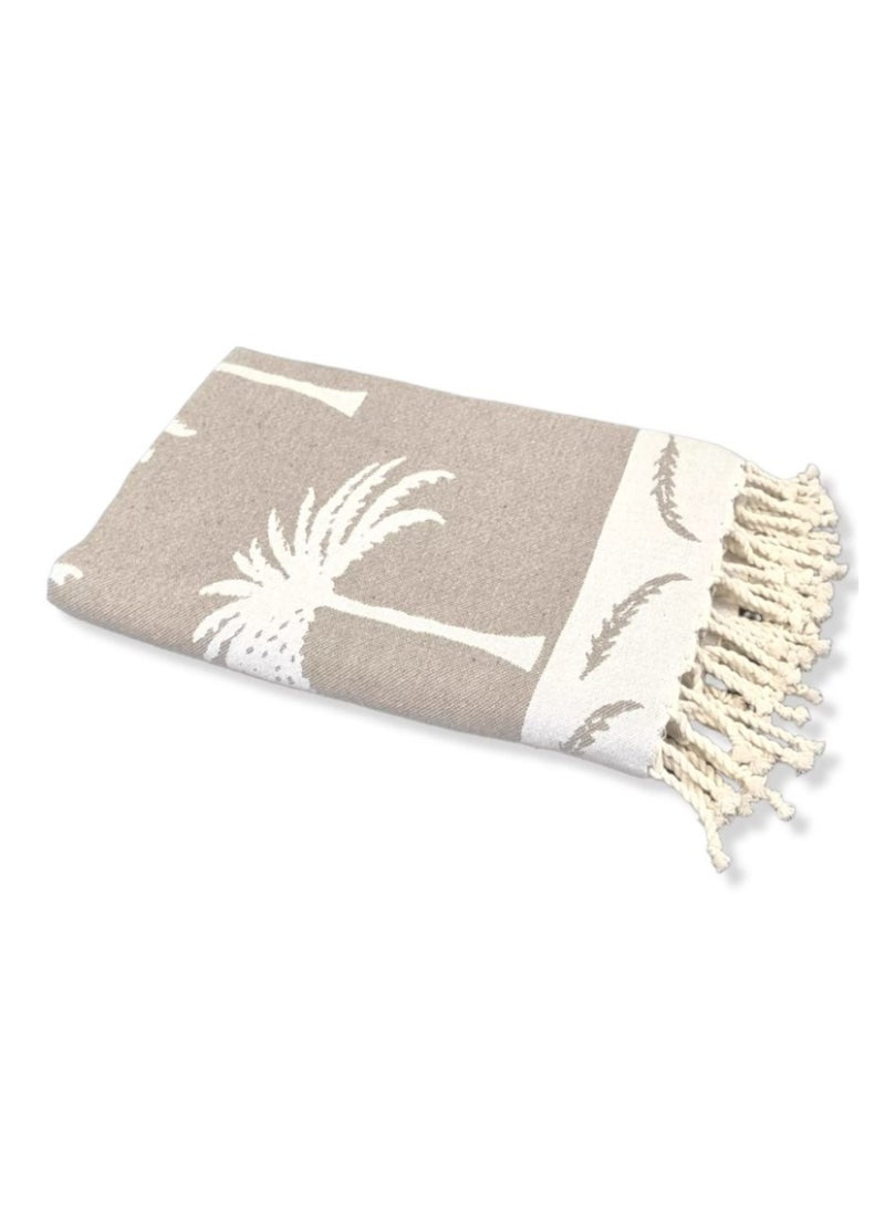 Beach Towel Foutas Peshtemal Turkish Towel Hammam corner 100% cotton  - Image 1