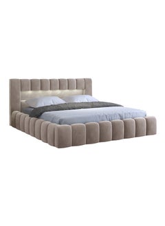 A to Z Furniture Mercy Upholstered Bed 160x200cm Queen size Bed in Beige Color 