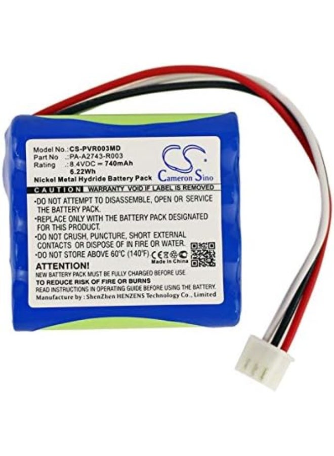 Terabyte HR-AAA4U-1000-F3+F4، PA-A2743-R003، بطارية بديلة بسعة 740mAh - Image 3