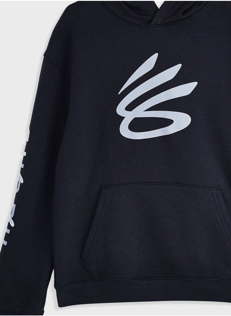 UNDER ARMOUR - Youth Curry Splash Hoodie - Image 1