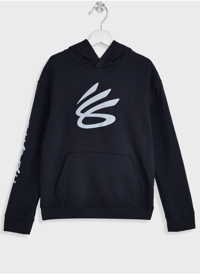UNDER ARMOUR - Youth Curry Splash Hoodie - Image 1