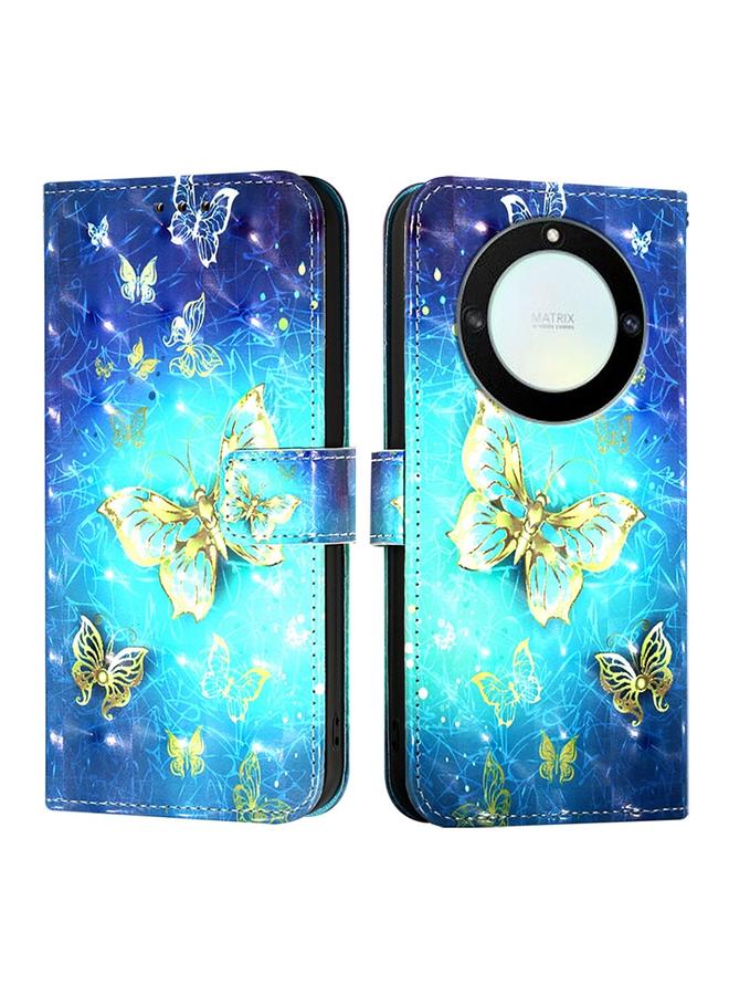 اس-توب جراب هاتف جلدي بتصميم أفقي ثلاثي الأبعاد لهاتف Honor X40 / X9a / Magic5 Lite - Image 2