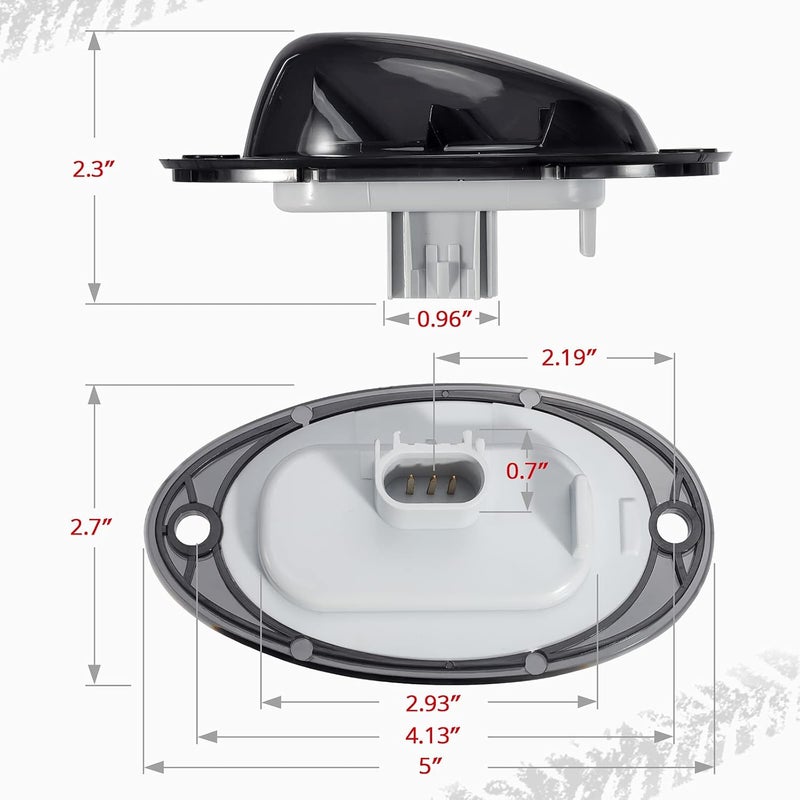 Partsam Amber LED Side Marker Turn Signal Lights for Freightliner Cascadia - Image 4